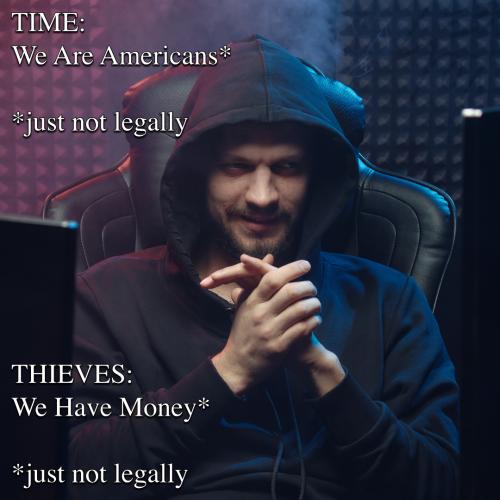 Time American Thief Money Illegally - Hooded man scheming - mikhail nilov 6963106 Pexels