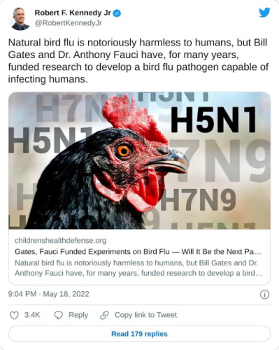 RFK jr on gates fauci flu