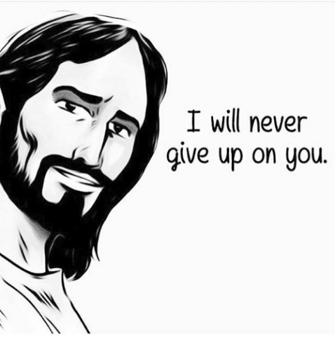 I WILL NEVER GIVE UP ON YOU
