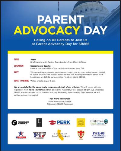 Sacramento, California - June 13, 2022 - Parent Advocacy Day At Capital