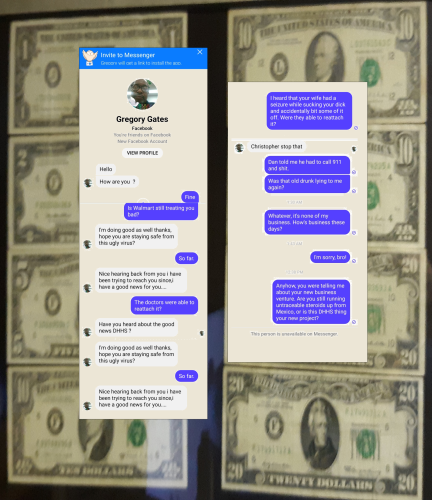 Fake Gregory Gates convo