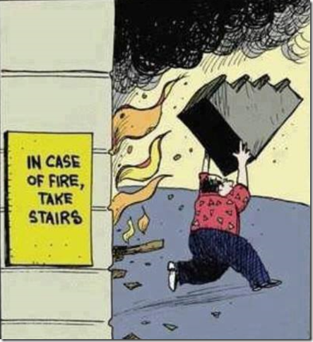 in case of fire