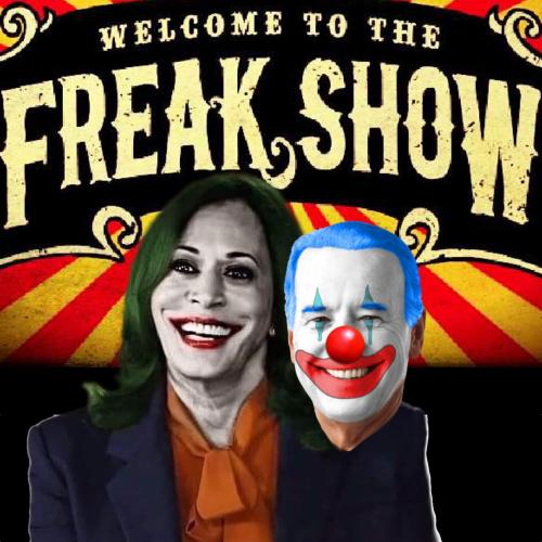 Welcome to the Freak Show - Biden Clown Kamala Harris Joker