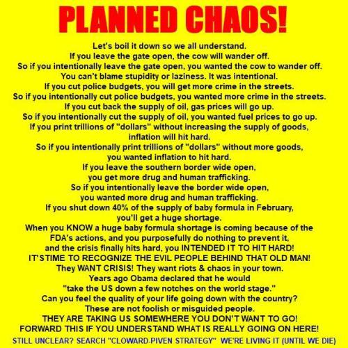 Planned Chaos