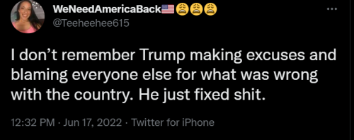 Trump Excuses 1
