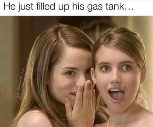 gas filled up