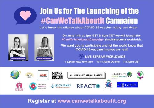 Livestream Worldwide - June 14, 2022 - Can We Talk About It Campaign