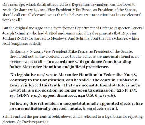 Adam Schiff doctors more evidence