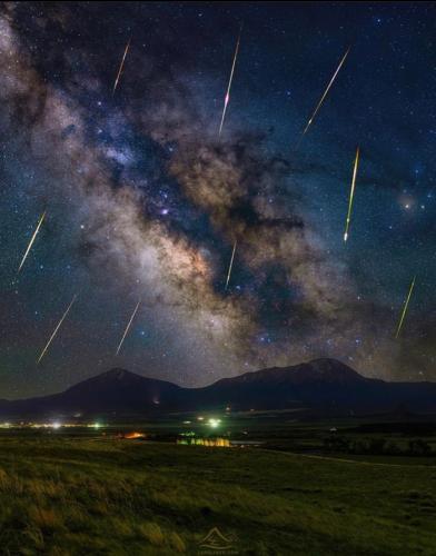 Tau Herculids Meteor Shower, May 31, 2022 ~ Spanish Peaks, Colorado