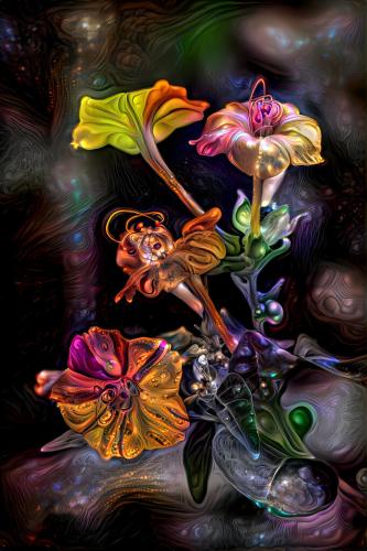 Colorful Flowres growing