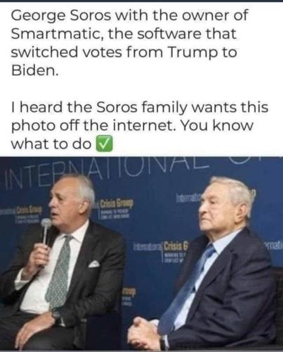 soros with smartmatic owner