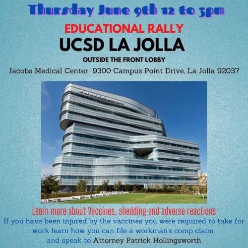 La Jolla, California - June 9, 2022 - Vaccines, Shedding and Adverse Reactions