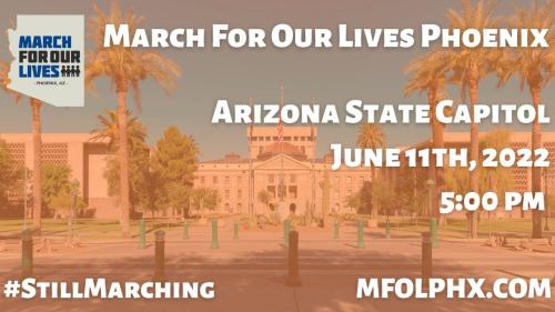 Phoenix, Arizona - June 11, 2022 - March for Our Lives
