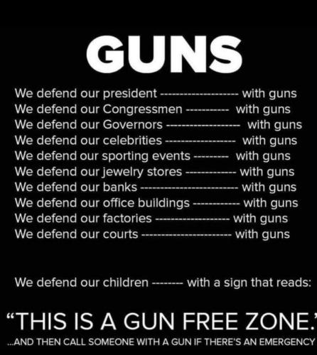 we defend with guns