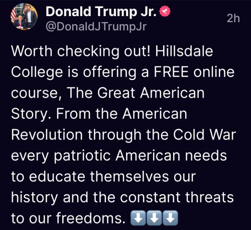 Free Historic Education from Hillsdale College