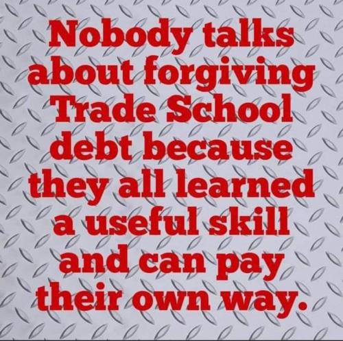 trade school  debt wim