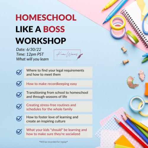 Livestream - June 30, 2022 - Homeschool Like a Boss