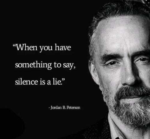 silence is a lie