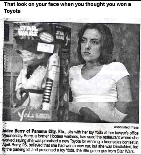 TOY YODA_Always Get it in WRITING