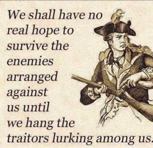 traitors lurking among us