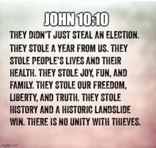 Thieves John 10.10