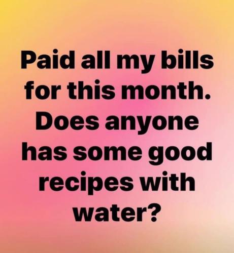all bills paid