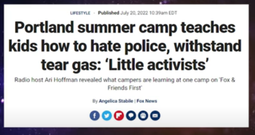 SUMMER CAMP FOR COMMUNIST TRAINING FOR KIDS