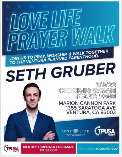Ventura, California - July 9, 2022 - Prayer Walk
