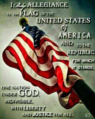 pledge to flag 105
