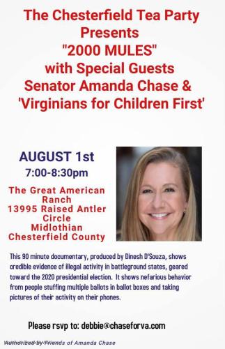 Chesterfield, Virginia - Aug 1, 2022 - 2000 Mules