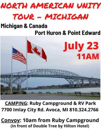 Avoca, Michigan - July 23, 2022 - North America Unity Tour