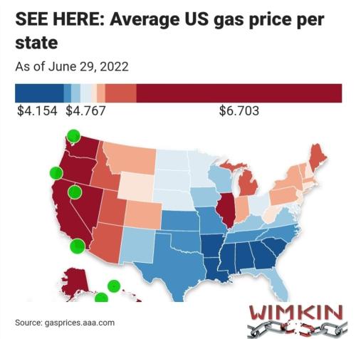 Gas Price Average by State