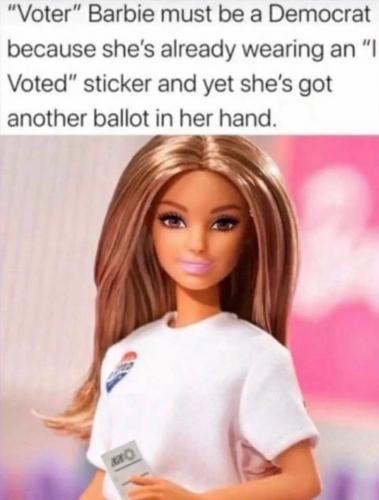 voter barbie