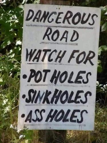 pot holes me