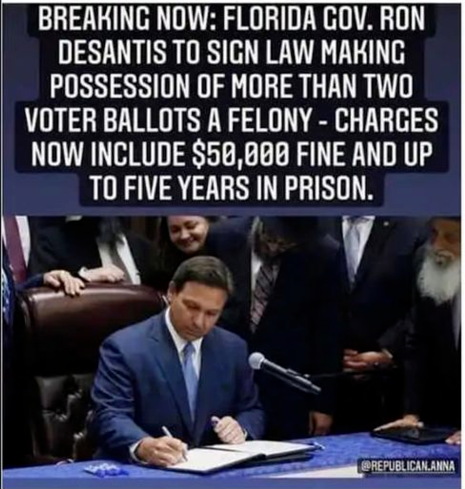 voting fines for ballots