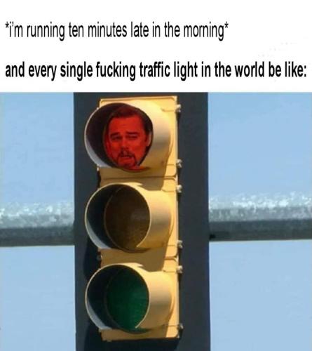 im running ten minutes late in the morning