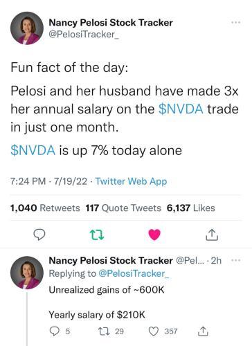 pelosi stock f