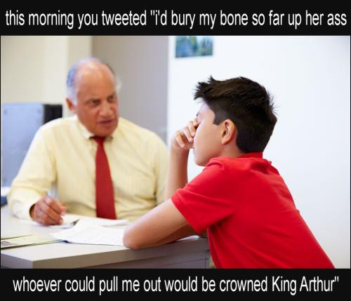 this morning you tweeted