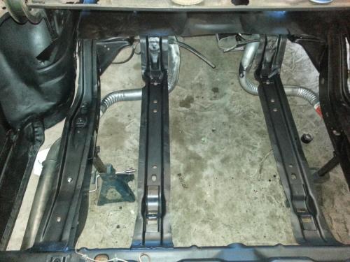 Replace trunk floor