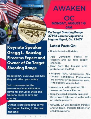 Laguna Niguel, California - Aug 1, 2022 - Awakem OC