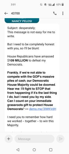 DNC begging text 😂😭😂😭😂😭
