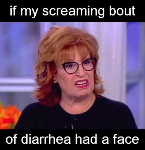 if my screaming bout of diarrhea had a face
