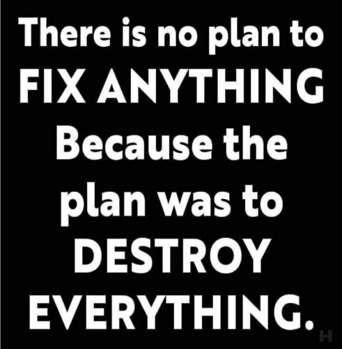 Destruction Is the Plan