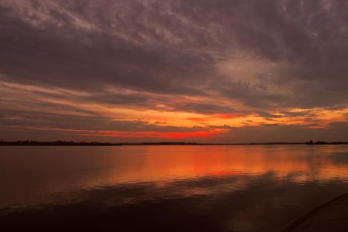 red-dawn-with-clouds-in-sky