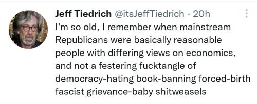 There is no Republican Party anymore.