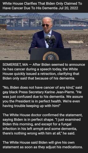 Biden is in Perfect Health