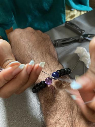 Bracelet in progress