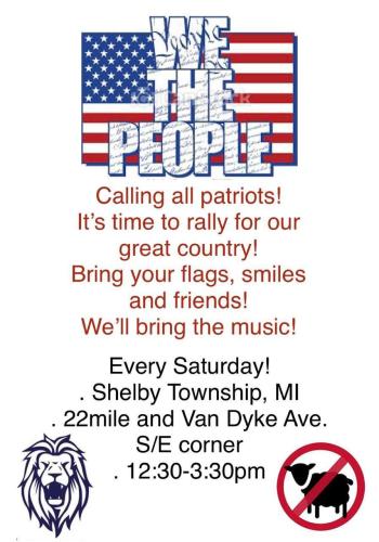 Shelby Township, Michigan - Evedry Saturday - Freedom Rally