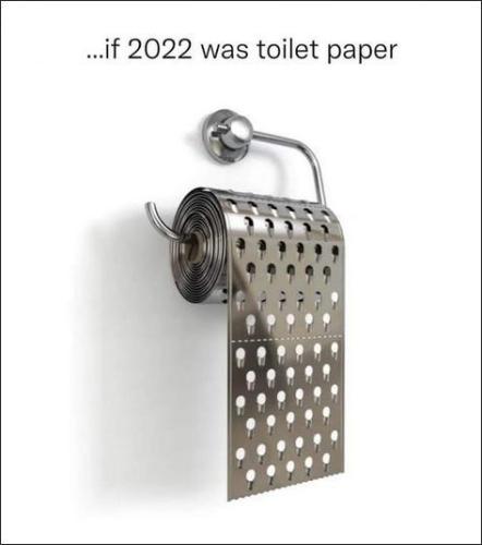 if 2022 was toilet paper