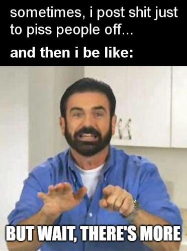 sometimes i post shit just to piss people off